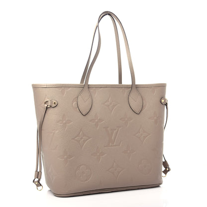 Louis Vuitton Empreinte Monogram Giant Neverfull MM Tourterelle 4 of 12
