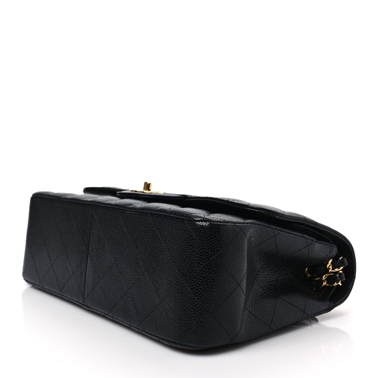 Chanel Caviar Quilted Jumbo Double Flap Black 8 of 8