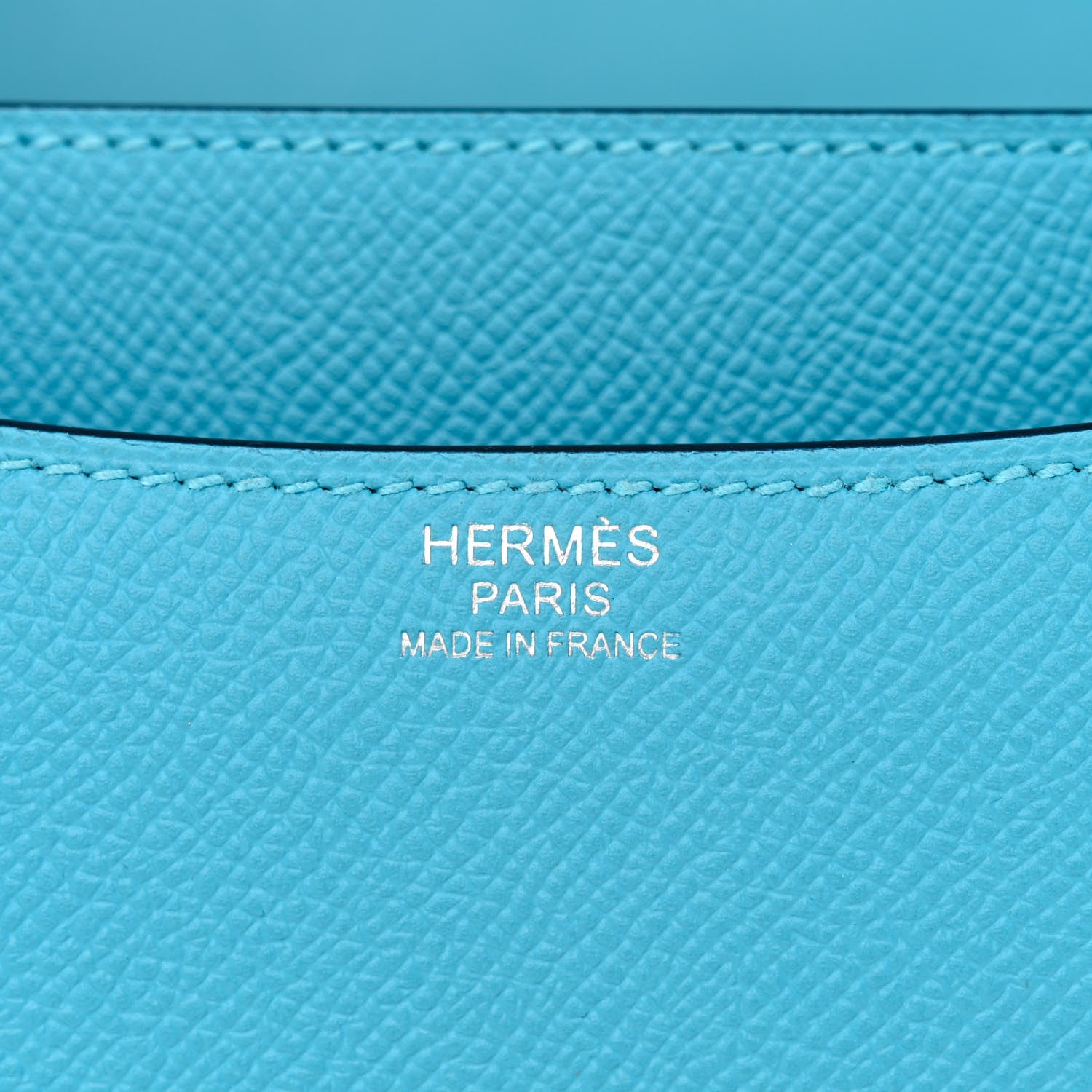 Hermes Epsom Enamel Constance 24 Bleu du Nord Rouge 6 of 10