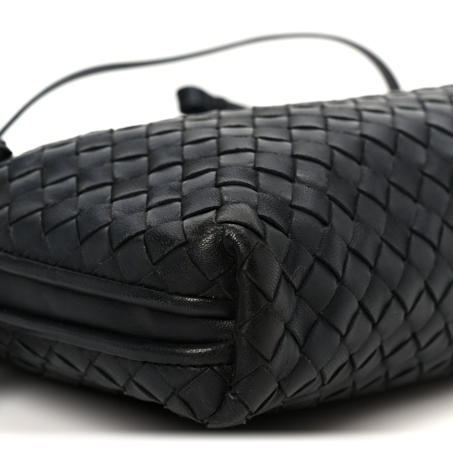 Nappa Intrecciato Nodini Bag Black
