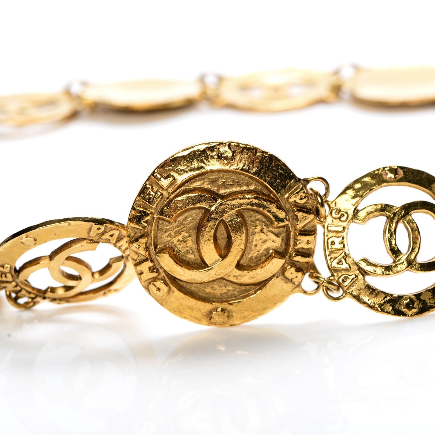 Chanel CC Medallion Chain Belt Gold 3 of 5