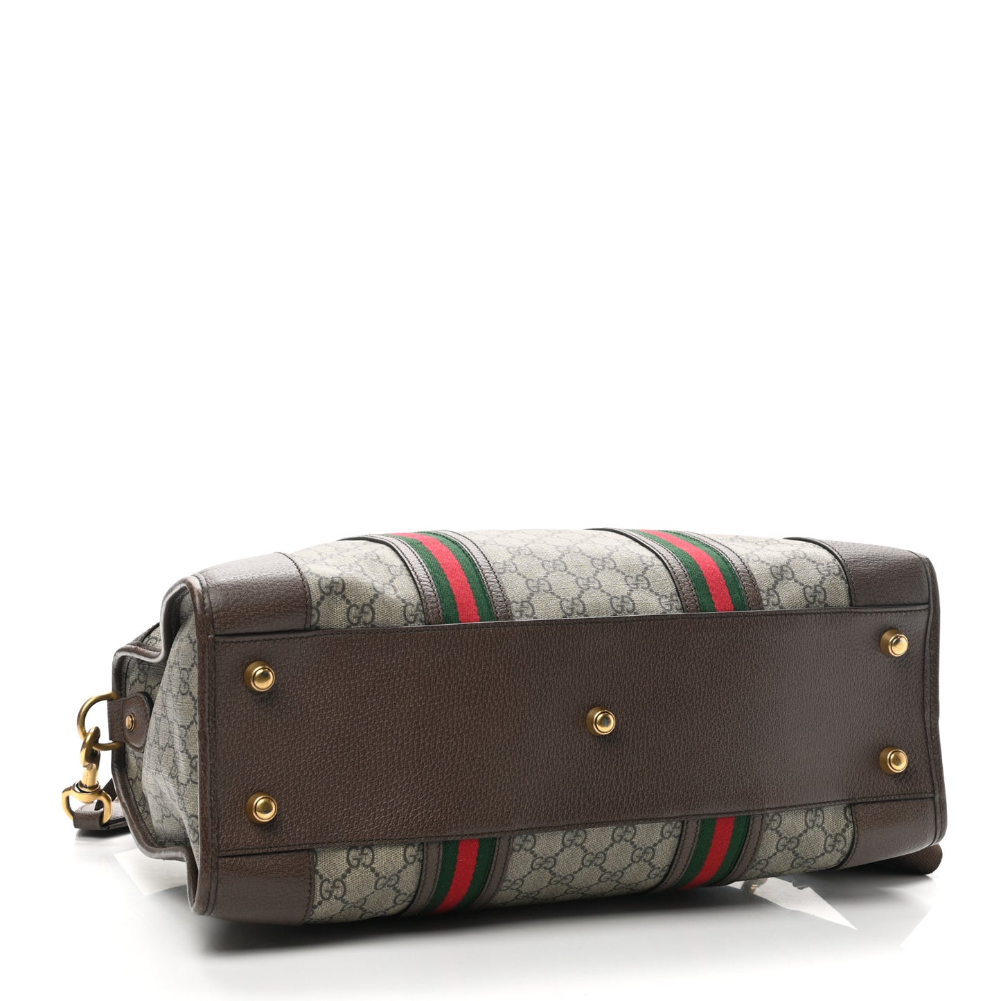 Soft GG Supreme Monogram Web Neo Vintage Duffle Bag Beige New Acero Crop