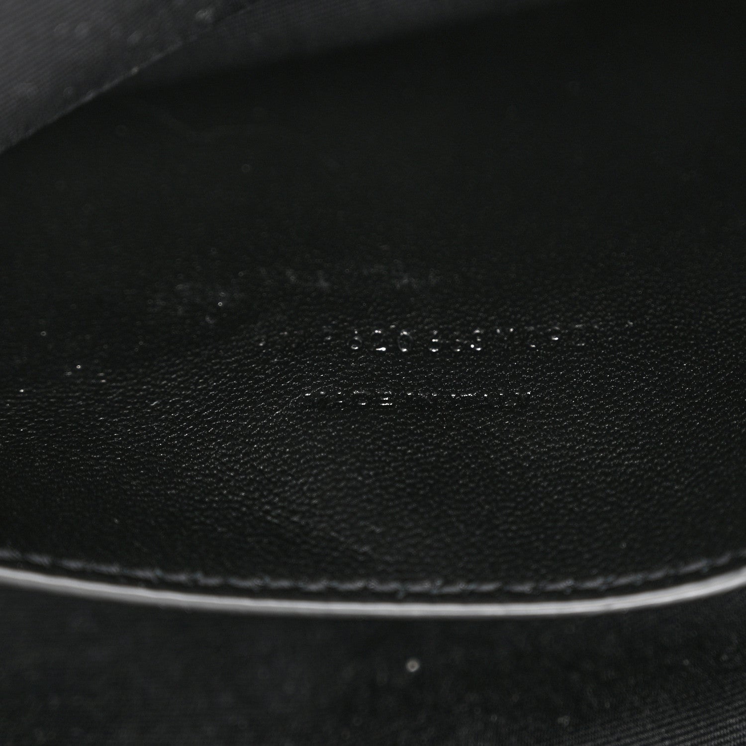 Saint Laurent Grain De Poudre Medium West Hollywood Monogram Fold-Over Black 11 of 13
