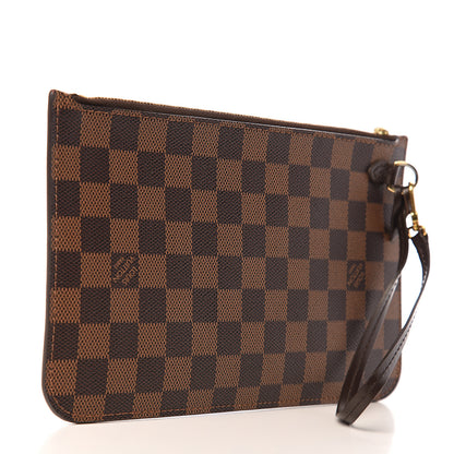 Louis Vuitton Damier Ebene Neverfull MM GM Pochette 2 of 8