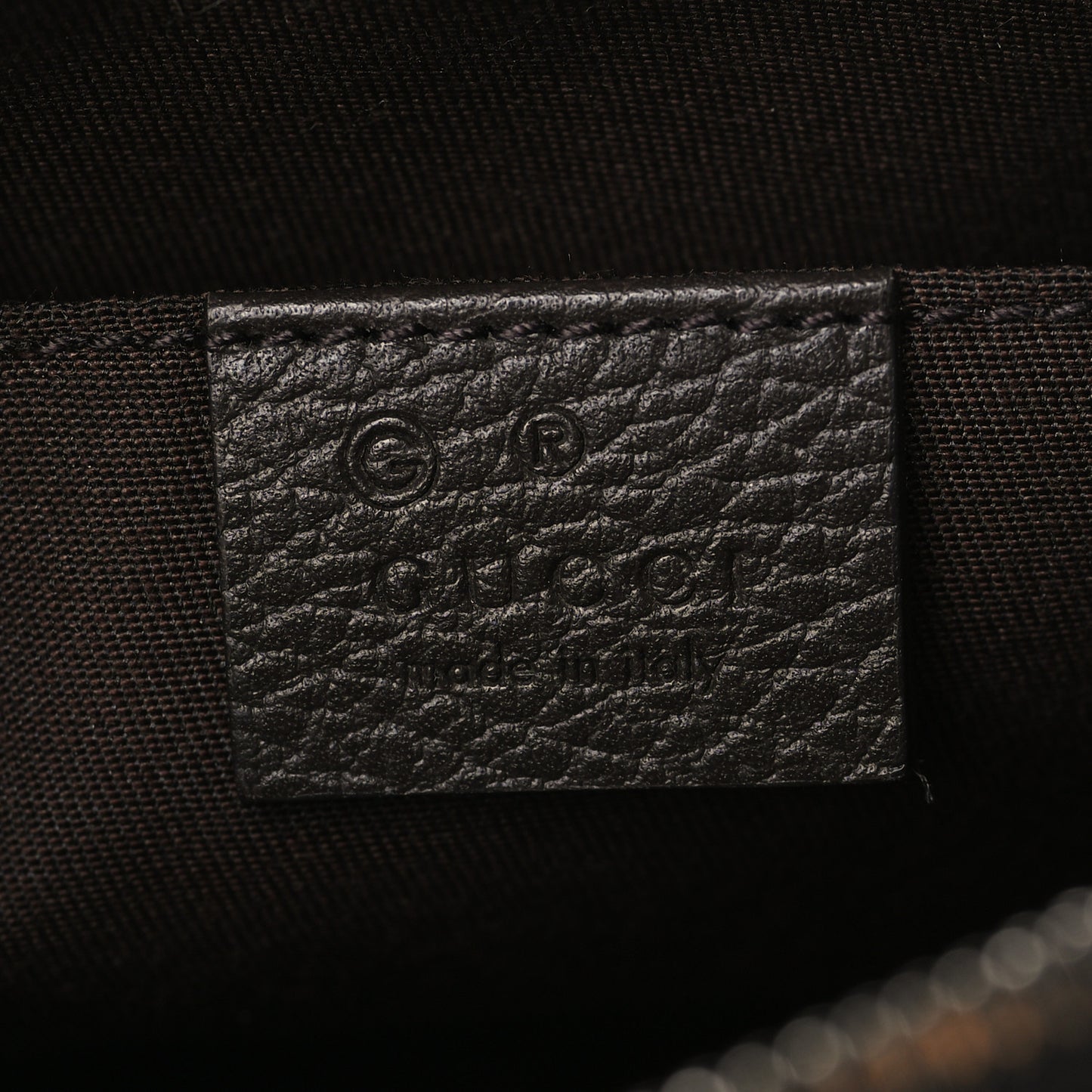 Monogram Belt Bag Dark Brown
