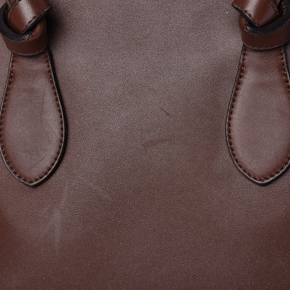 Celine Natural Calfskin Small Tie Knot Tote Acajou 17 of 19