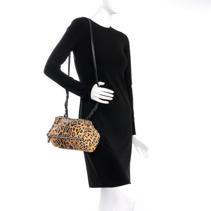 Givenchy Calfskin Leopard Print Mini Pandora Multicolor 2 of 8