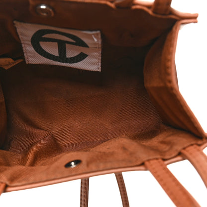 Telfar Vegan Leather Small Shopping Bag Tan 5 of 9