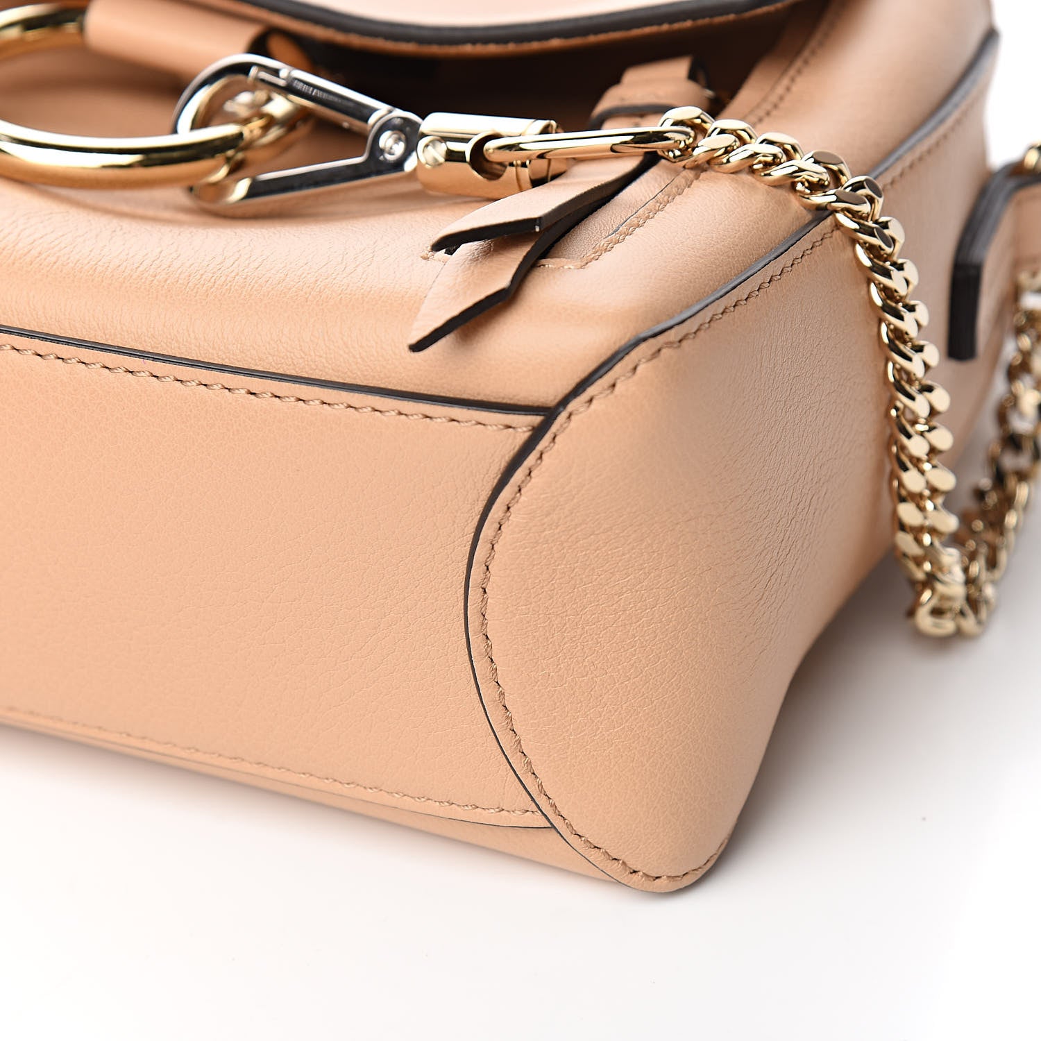 Chloe Calfskin Mini Faye Day Shoulder Bag Blush Nude 9 of 12