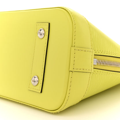Louis Vuitton Epi Jacquard Alma BB Yellow Citron 9 of 12