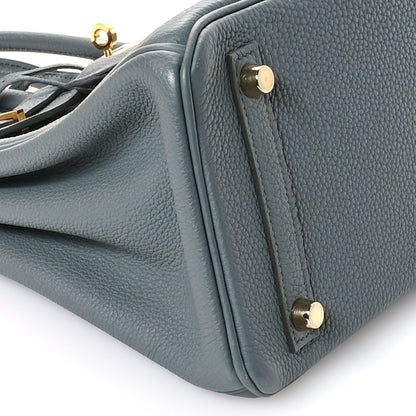 Hermes Togo Birkin 25 Vert Amande 9 of 12