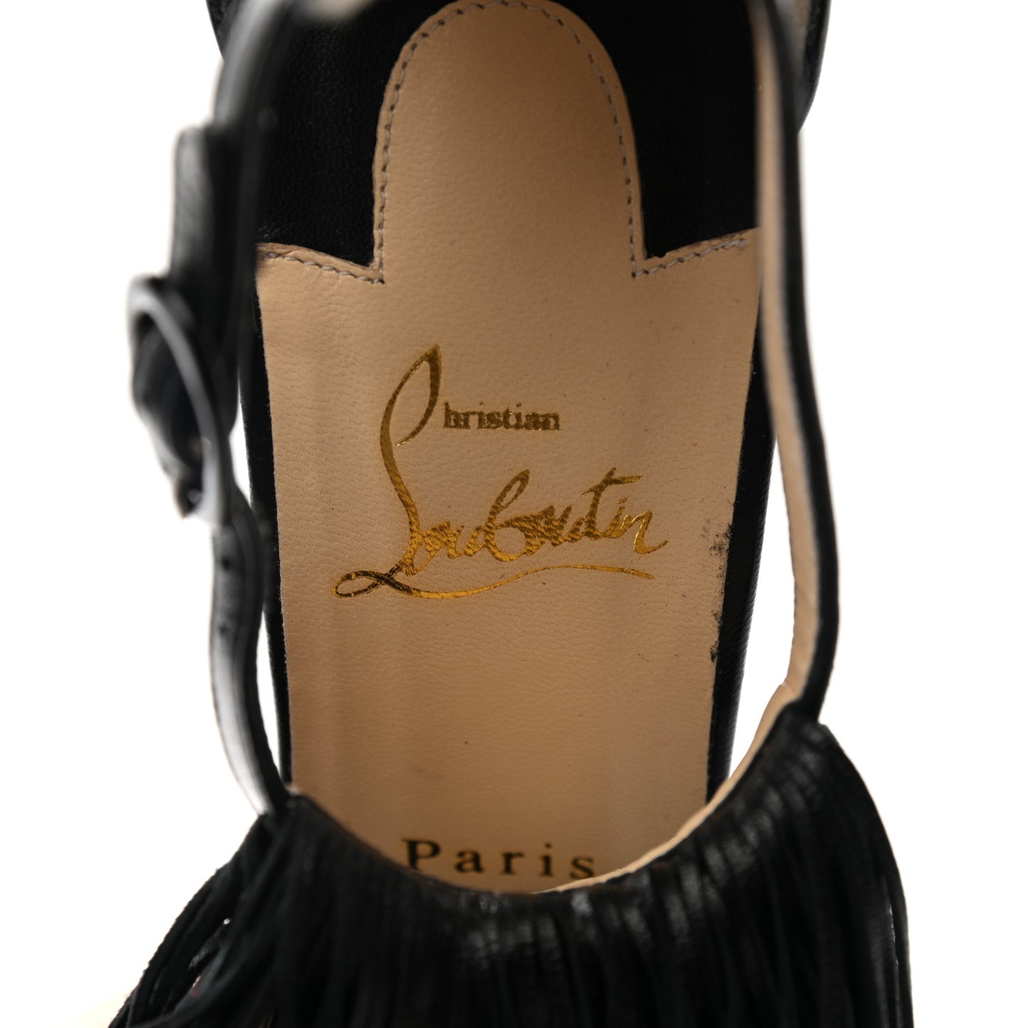 Nappa Fringe Casanovella 120 Pumps 39.5 Black