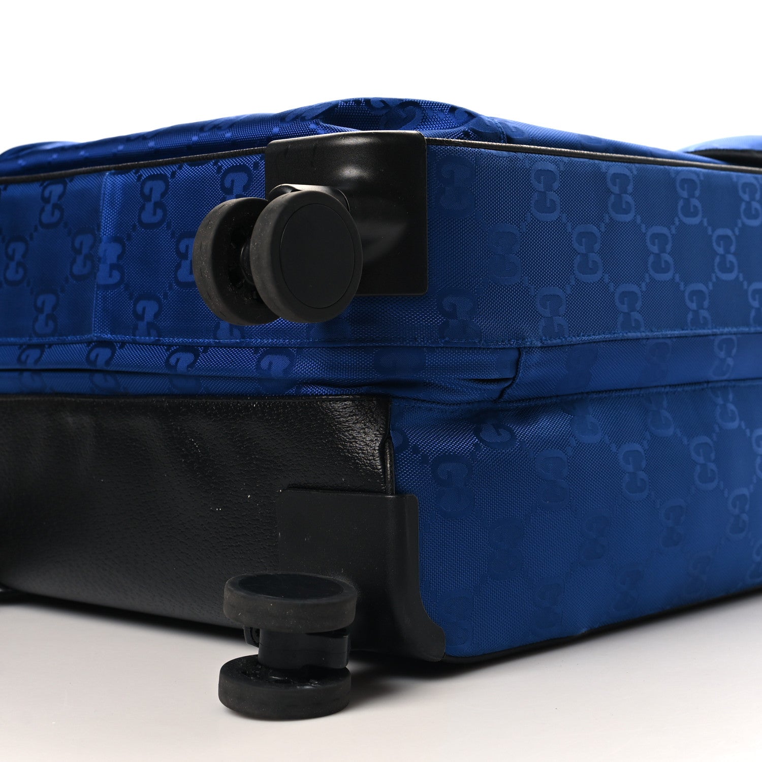 Gucci Econyl Nylon Monogram Off The Grid Suitcase Guilted Blue Black 9 of 9