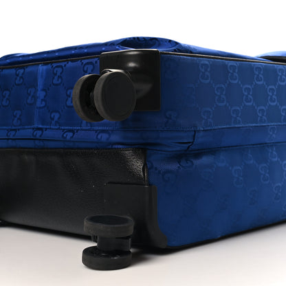 Gucci Econyl Nylon Monogram Off The Grid Suitcase Guilted Blue Black 9 of 9