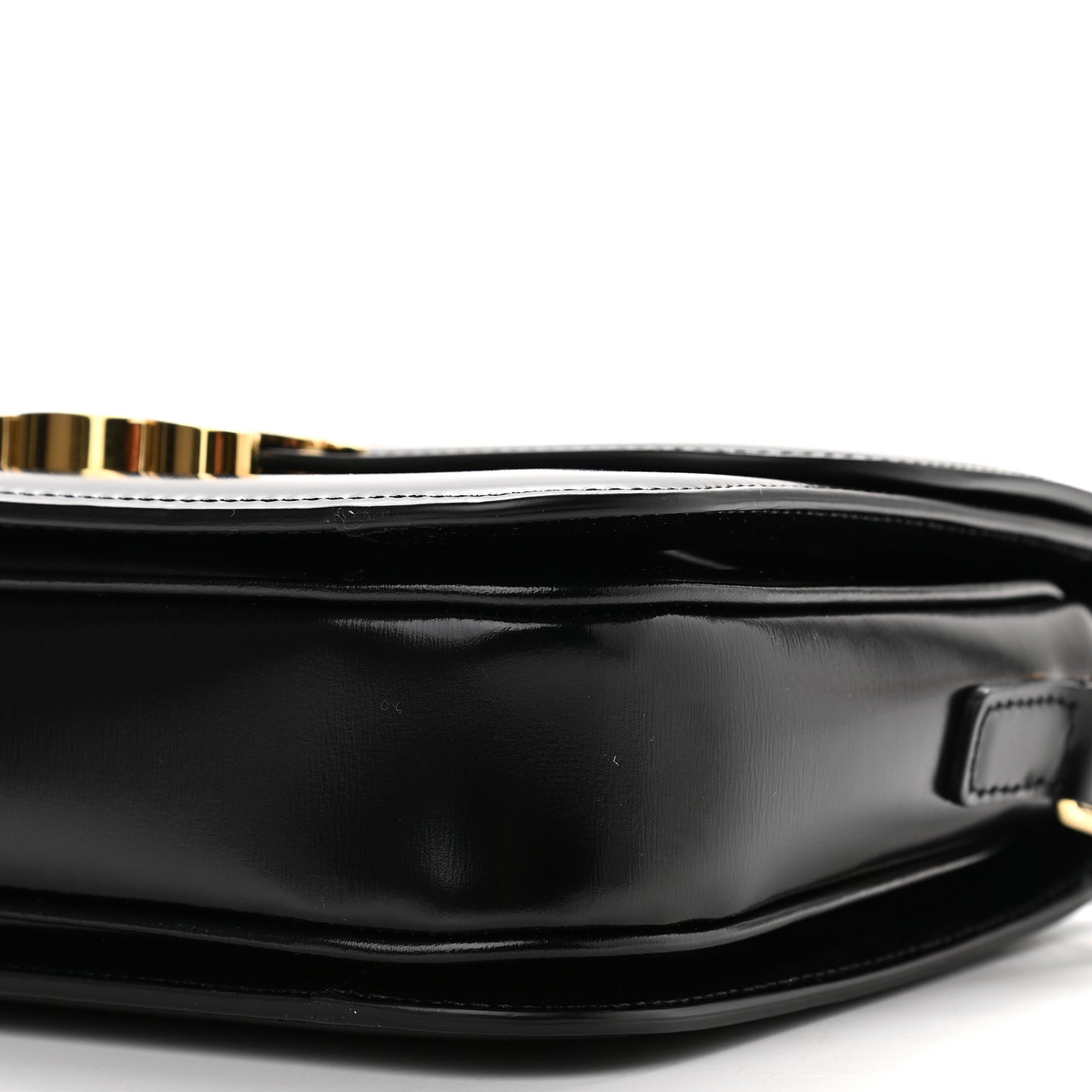 Shiny Calfskin Medium Triomphe Black
