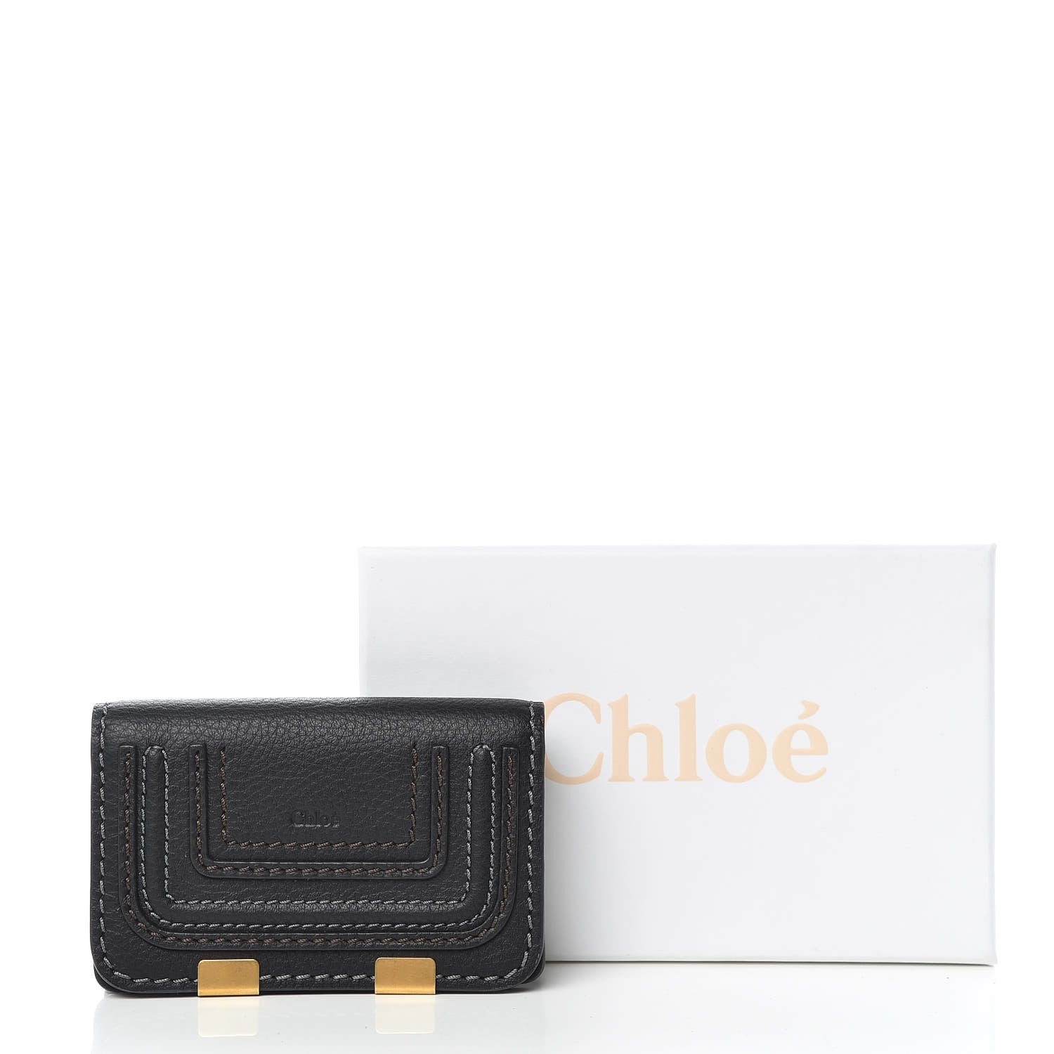 Chloe Grained Calfskin Marcie Card Holder Black 11 of 11