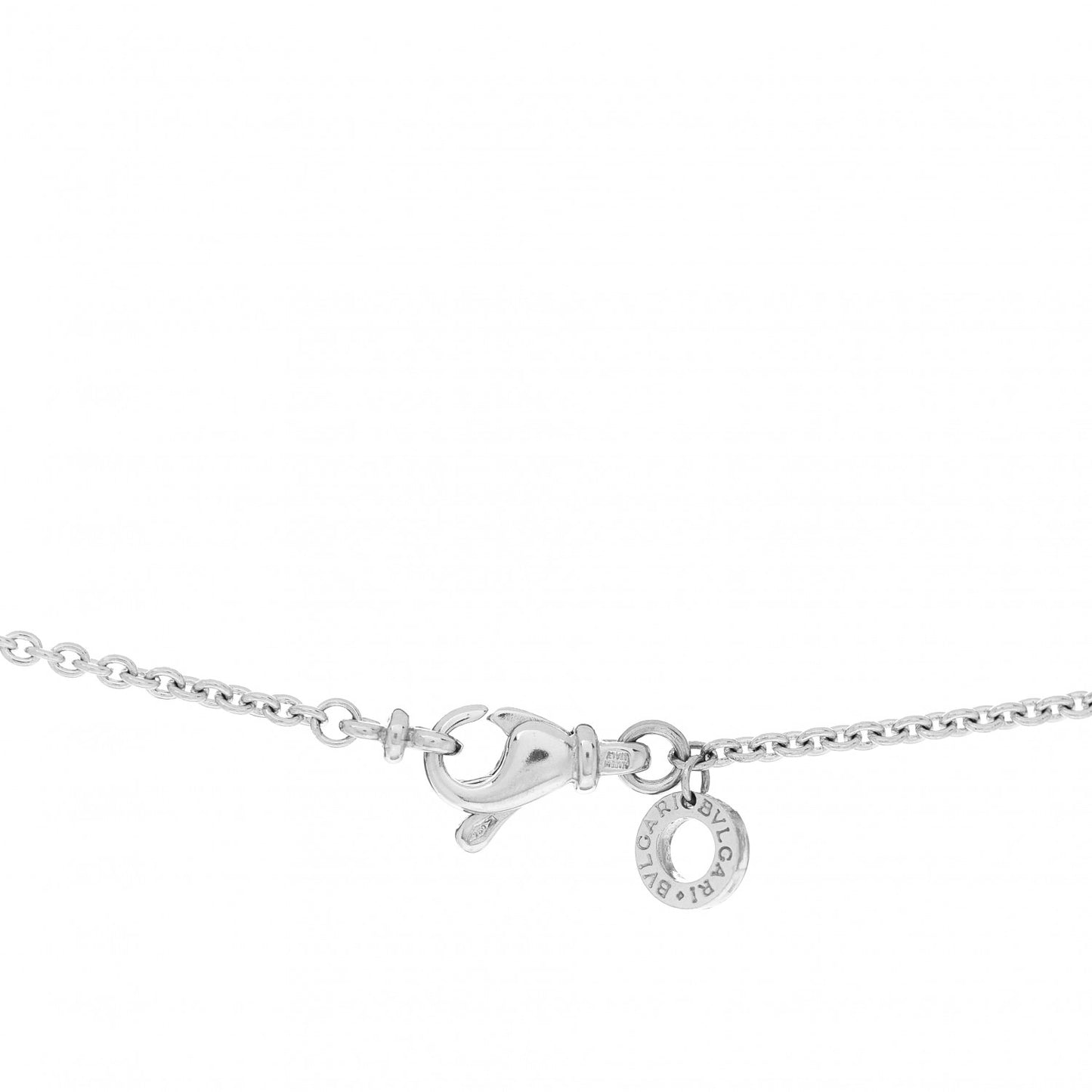 18K White Gold B.Zero1 Pendant Necklace