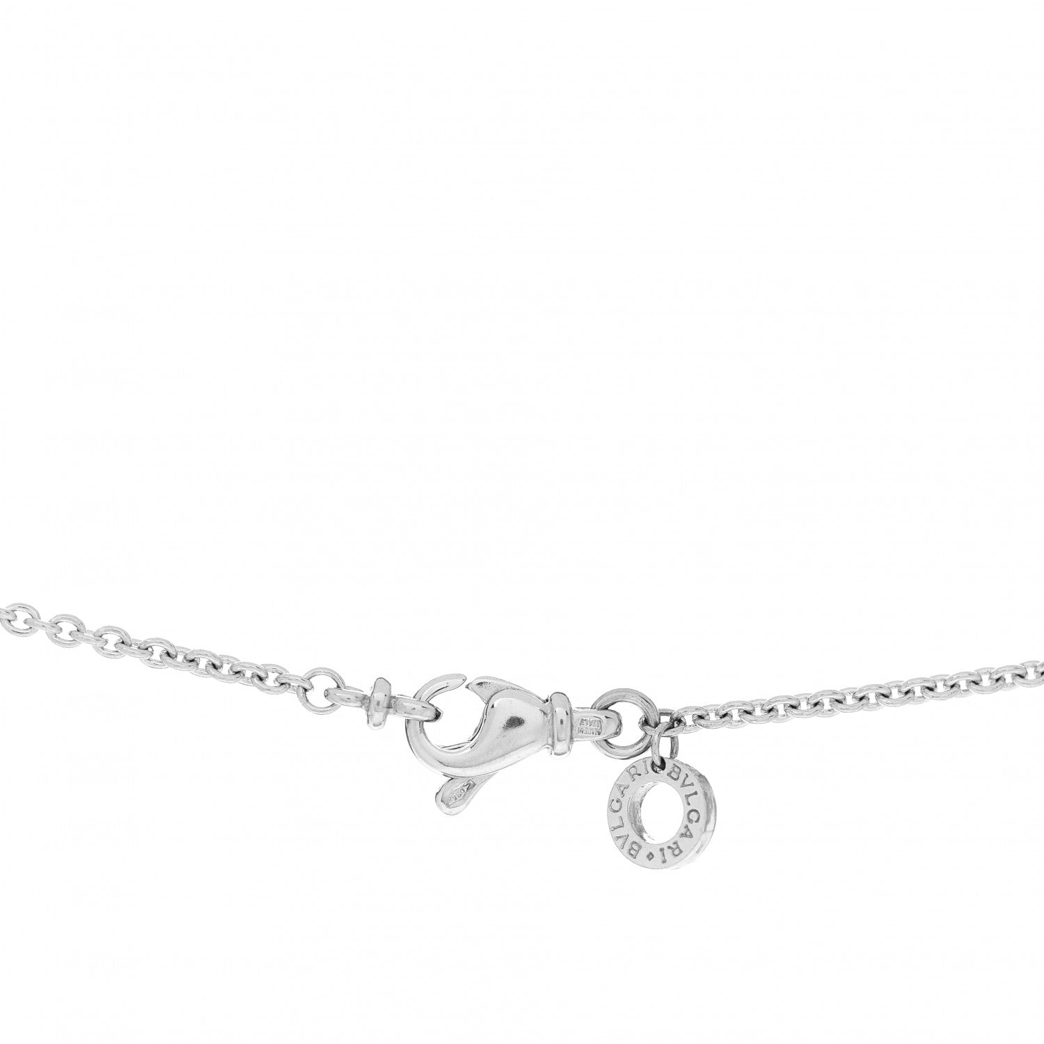 Bulgari 18K White Gold B.Zero1 Pendant Necklace 4 of 4