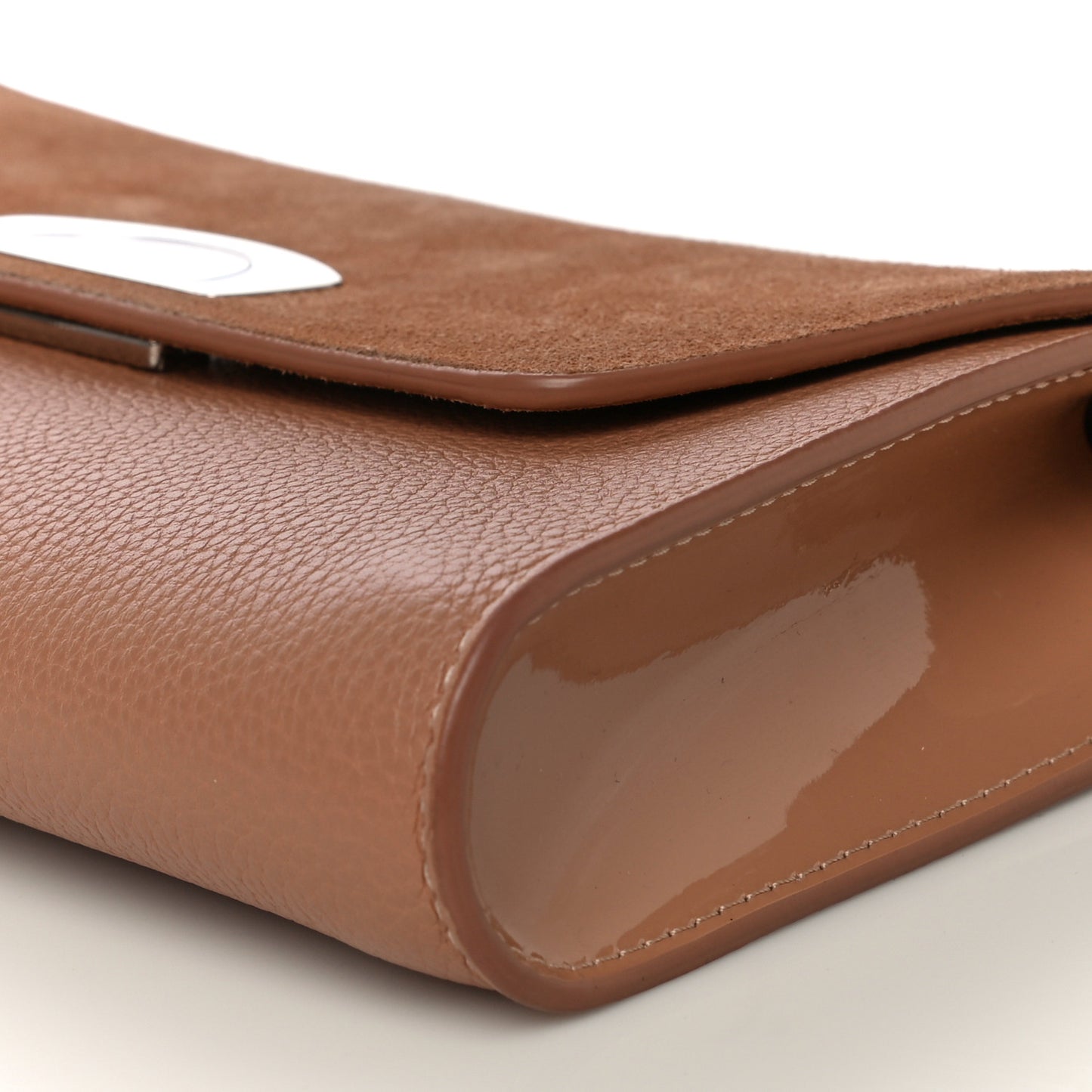 Veau Velours Calfskin Vero Dodat Clutch Cannelle