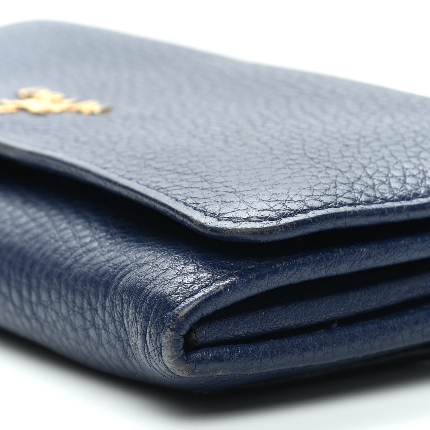 Prada Vitello Phenix Continental Flap Wallet Baltico 11 of 15