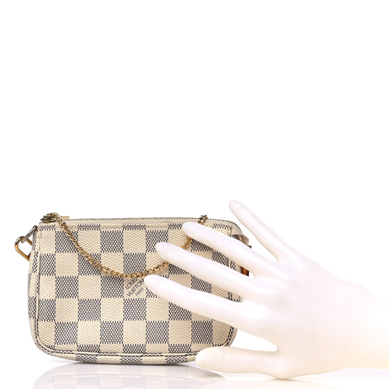 Louis Vuitton Damier Azur Mini Pochette Accessories 4 of 14