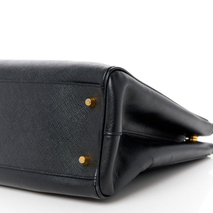 Prada Saffiano Large Galleria Double Zip Tote Black 12 of 12