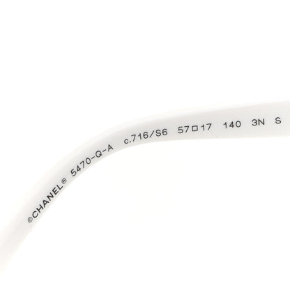 Chanel Acetate Chain Sunglasses 5470-Q-A White 5 of 7