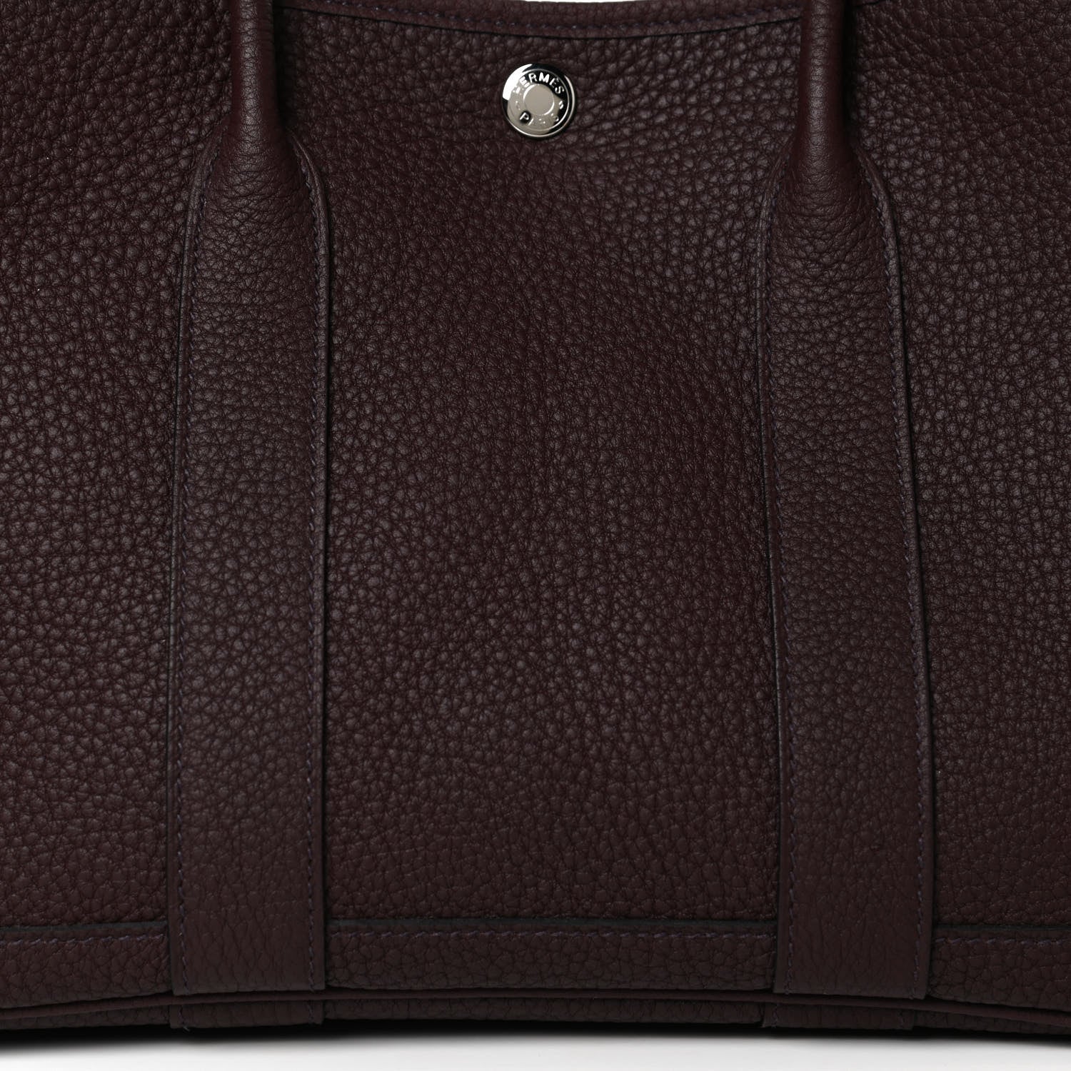 Hermes Negonda Garden Party Tote 30 TPM Bordeaux 7 of 9