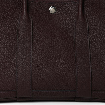 Hermes Negonda Garden Party Tote 30 TPM Bordeaux 7 of 9