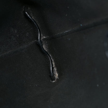 Saint Laurent Calfskin Large Shopping Tote Navy Blue 10 of 27