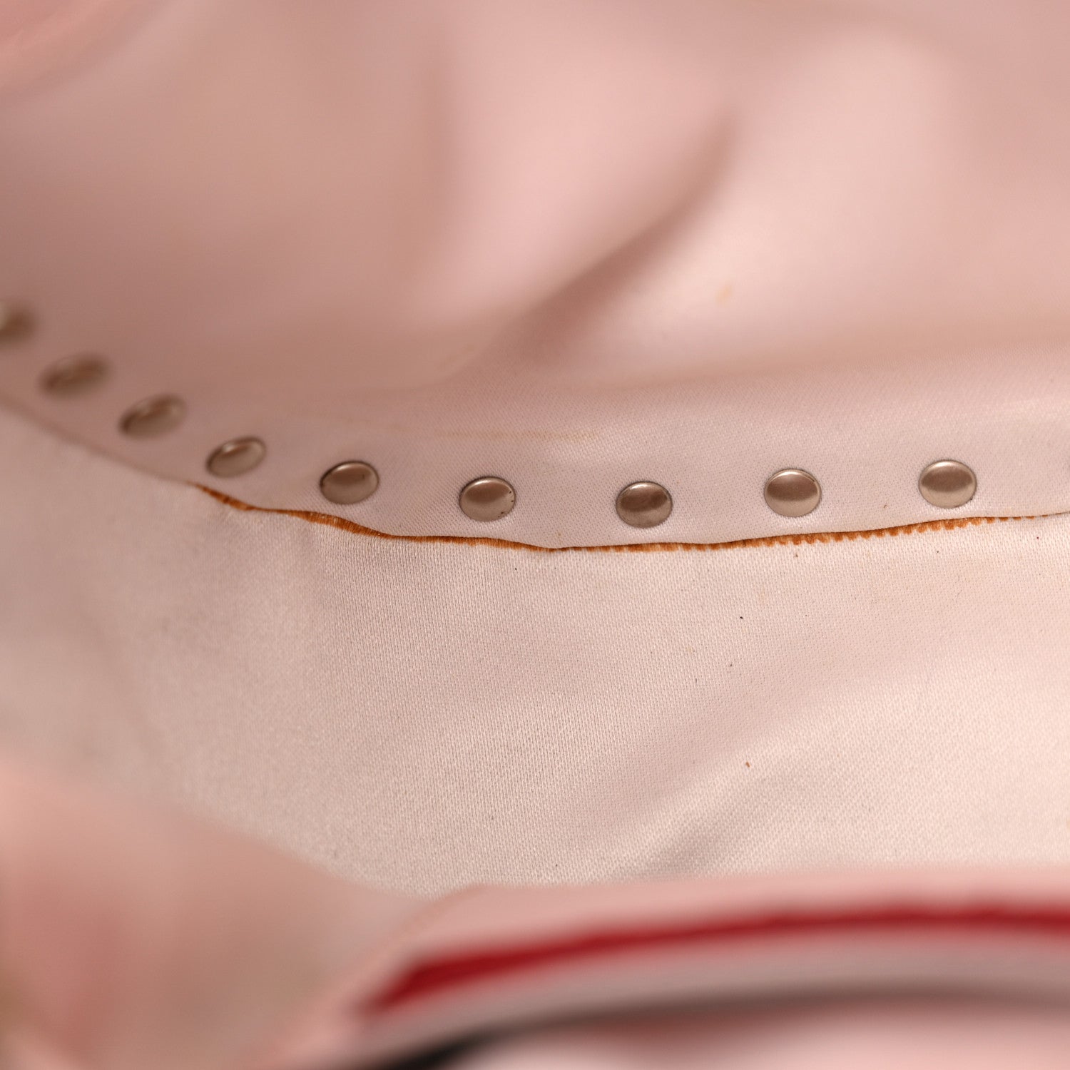 Valentino Garavani Vitello Mini Rockstud Chain Strap Bucket Bag Water Rose 11 of 13