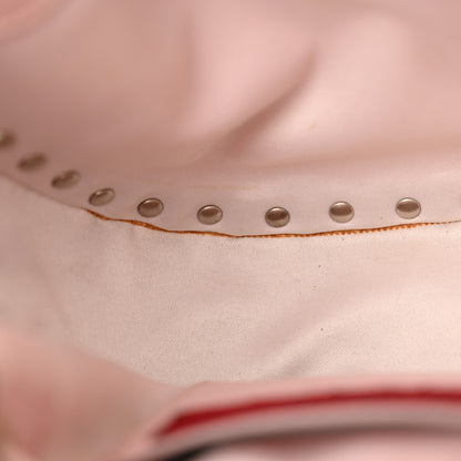 Valentino Garavani Vitello Mini Rockstud Chain Strap Bucket Bag Water Rose 11 of 13