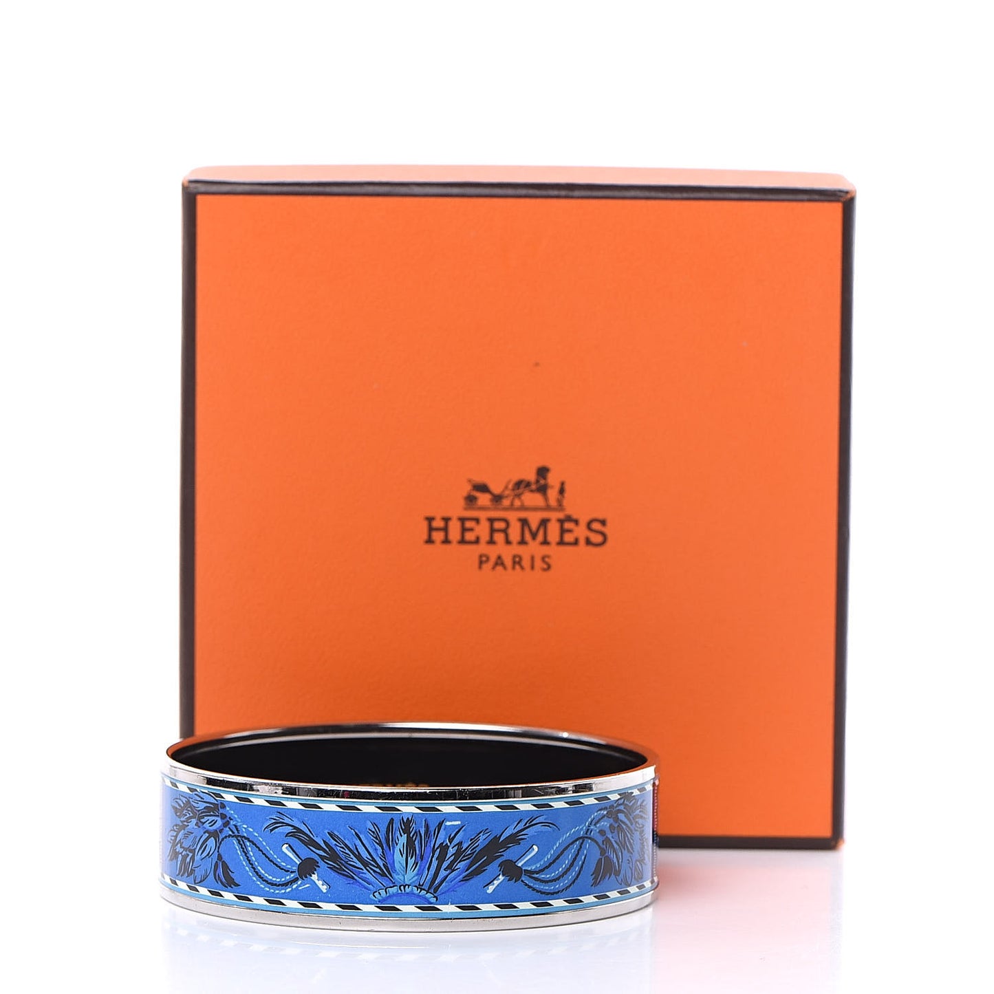 Enamel Printed Wide Brazil Bracelet 65