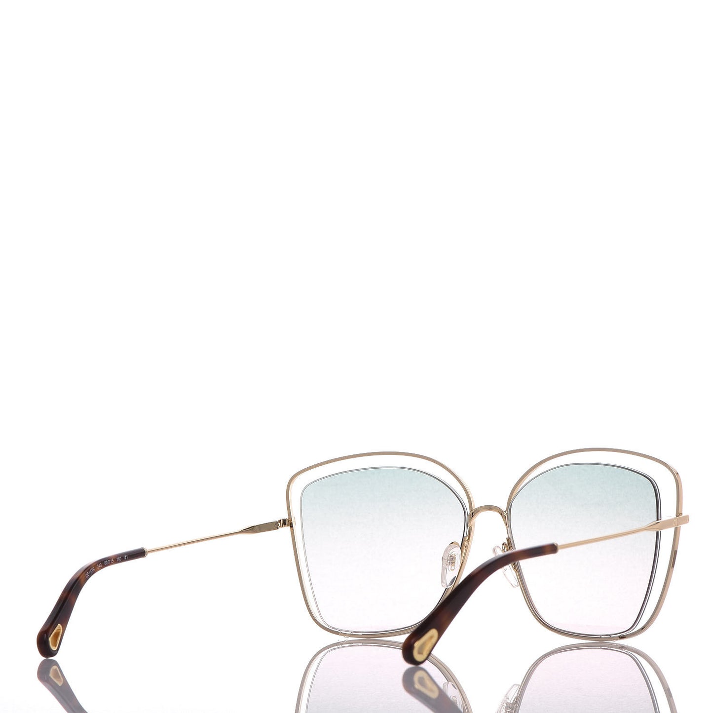 Poppy Aviator Sunglasses CE 130S Gold Havana