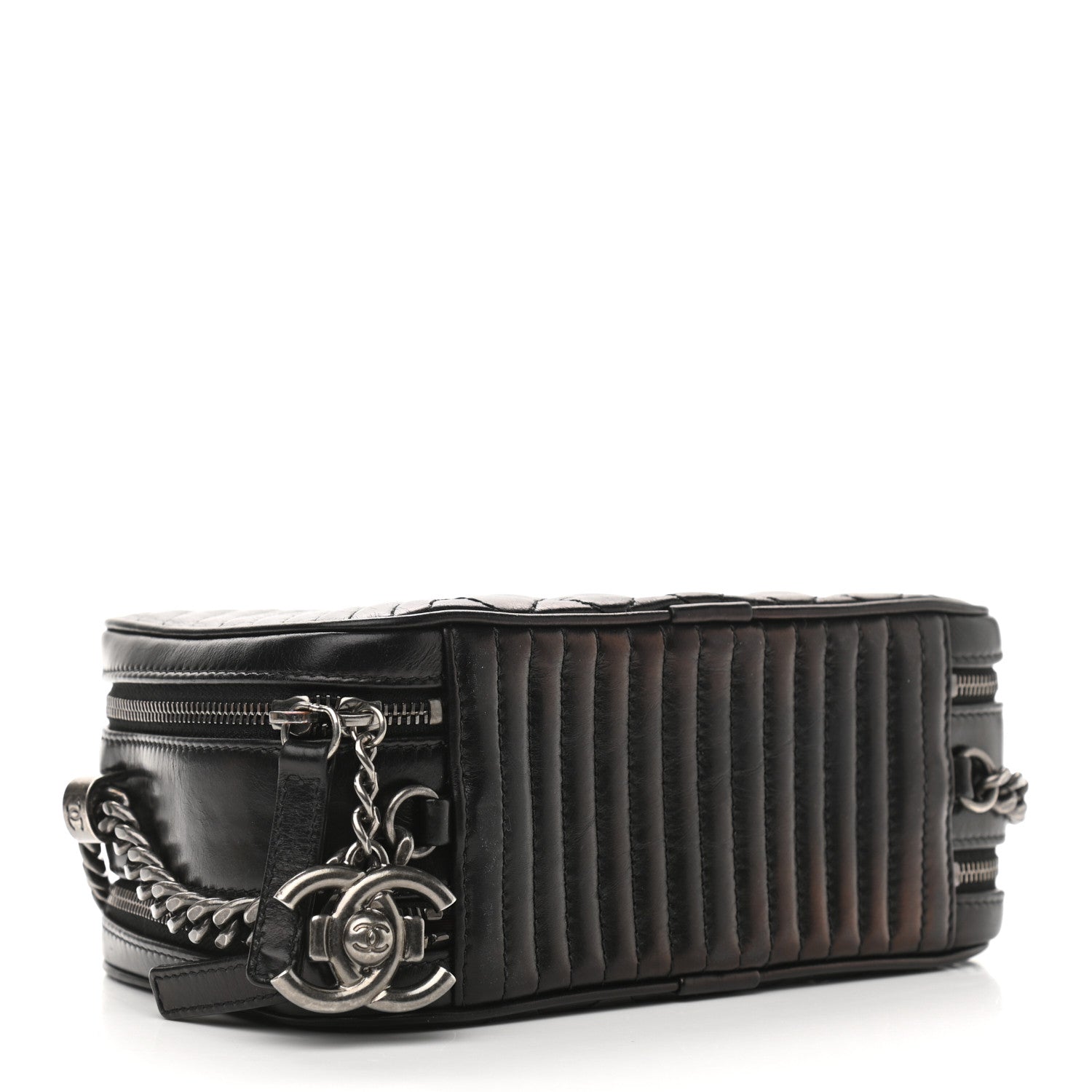 Chanel Lambskin Small Coco Boy Camera Case Black 4 of 11