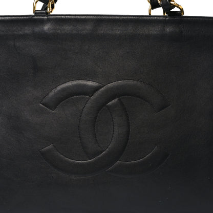 Chanel Lambskin CC Tote Black 9 of 12