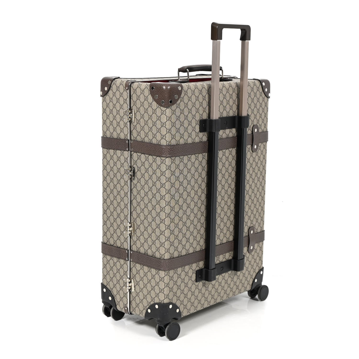 Gucci Supreme Monogram Globe-Trotter Carry-On Brown 2 of 11