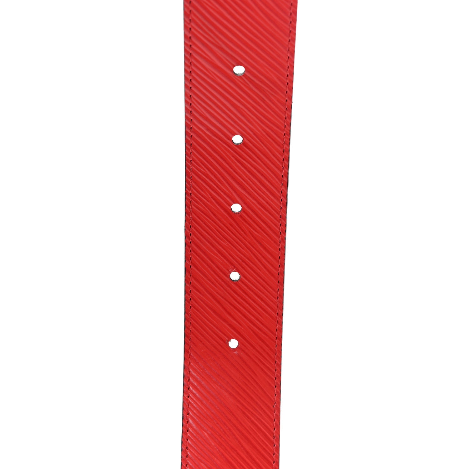 Louis Vuitton Monogram Epi 35mm LV Circle Reversible Belt 80 32 Coquelicot 5 of 5