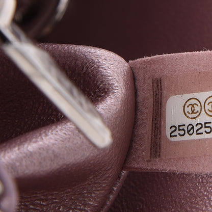 Chanel Metallic Calfskin Quilted Mini Rectangular Flap Pink 7 of 8