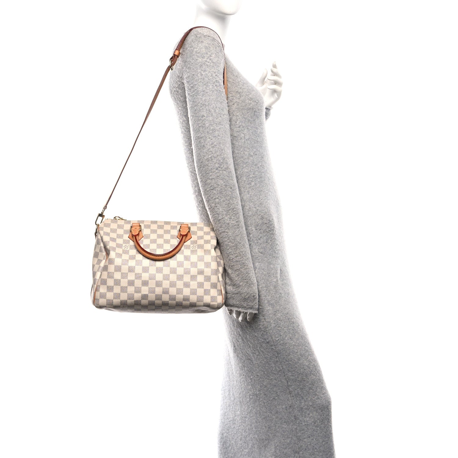 Louis Vuitton Damier Azur Speedy Bandouliere 30 2 of 10