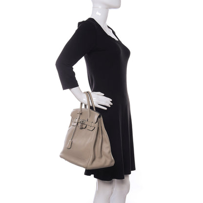Hermes Taurillon Clemence HAC Birkin 32 Gris Tourterelle 2 of 12