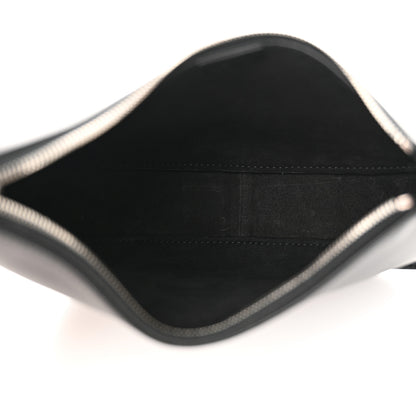 The Row Smooth Calfskin Half Moon Shoulder Bag Black 5 of 10
