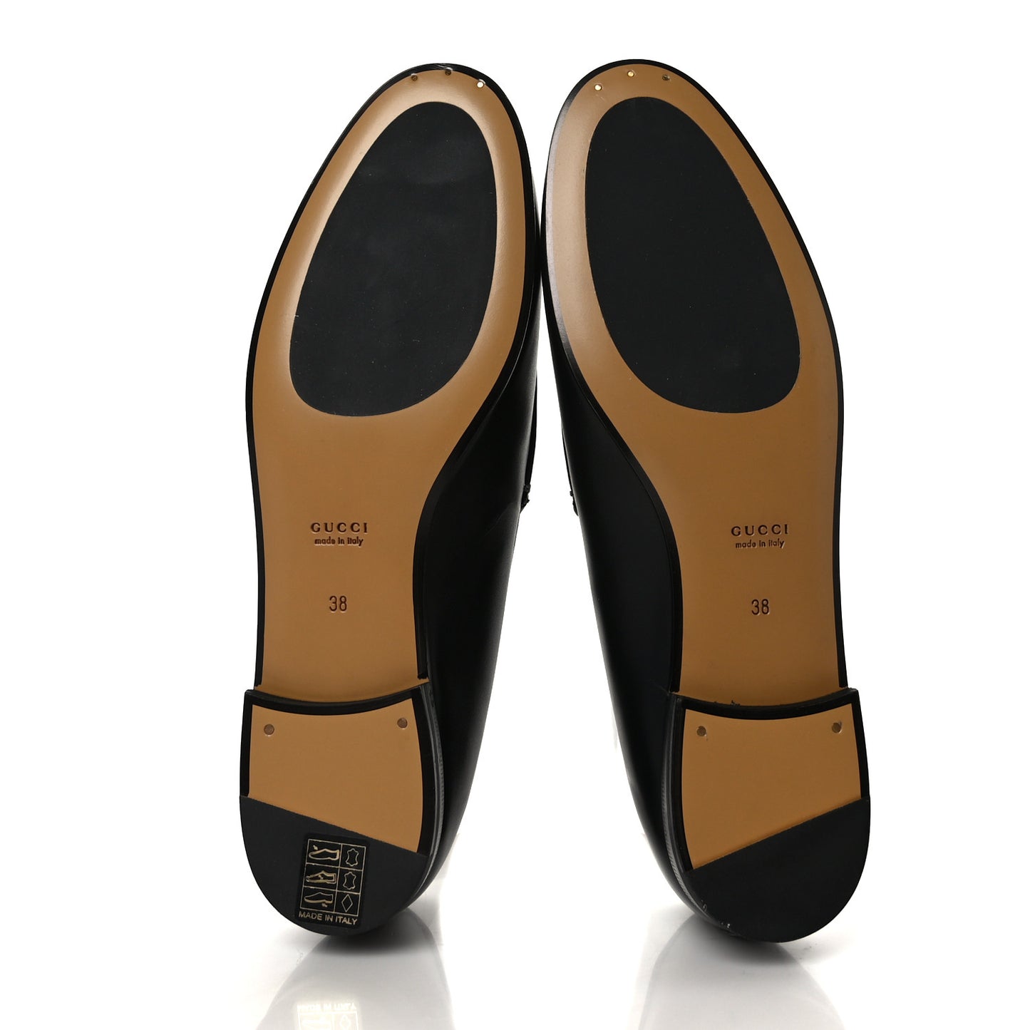 Calfskin Womens Jordaan Loafers 38 Black