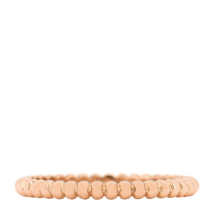 Van Cleef & Arpels 18K Rose Gold Small Perlee Ring 56 7.5 1 of 4