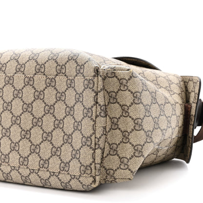 Gucci GG Plus Monogram Messenger Diaper Bag Dark Brown 10 of 10