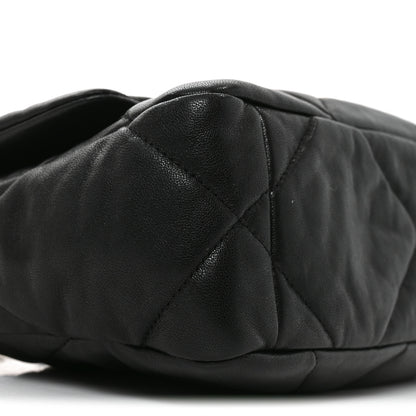 Chanel Goatskin Quilted Medium Chanel 19 Flap Black 9 of 11