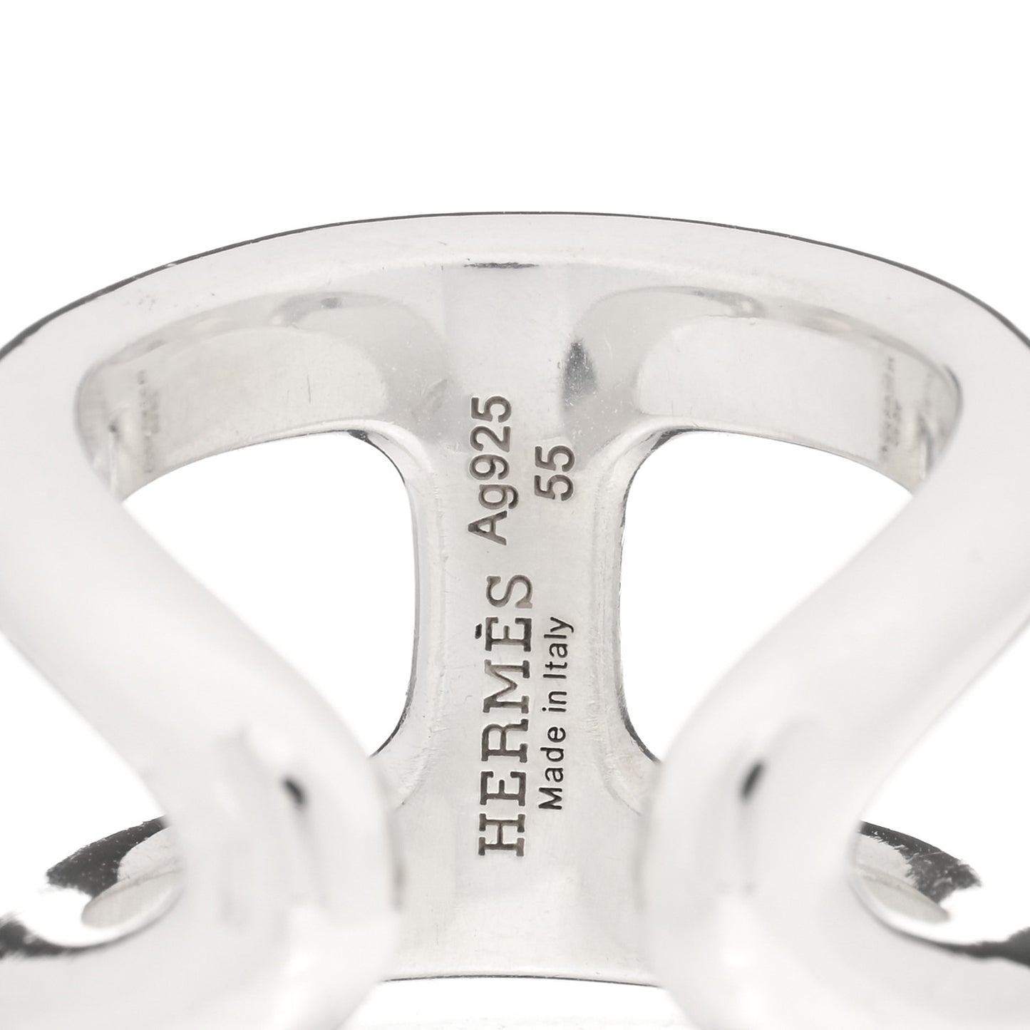 Sterling Silver PM Osmose Ring 55 7.25