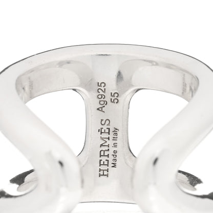 Hermes Sterling Silver PM Osmose Ring 55 7.25 5 of 5