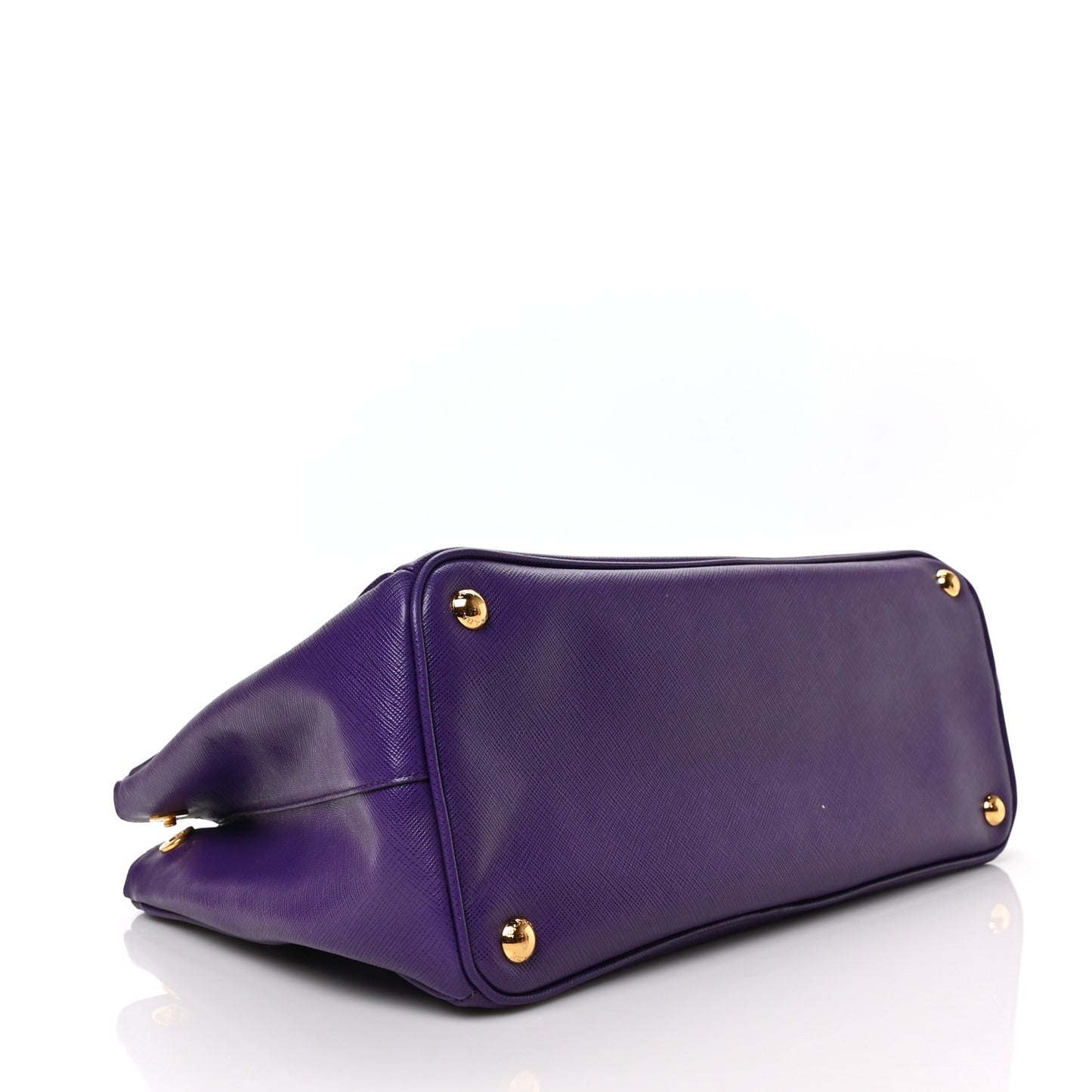 Saffiano Medium Galleria Double Zip Tote Viola