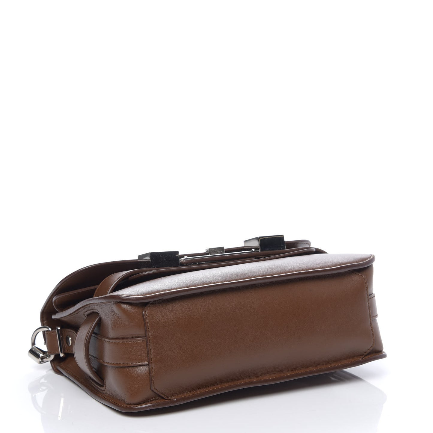Smooth Calfskin Mini PS11 Classic Shoulder Bag Hazelnut